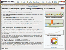 Tablet Screenshot of betmagnet.com